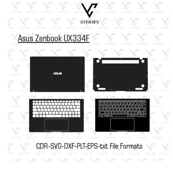 Asus Zenbook UX334F Laptop Skin Template