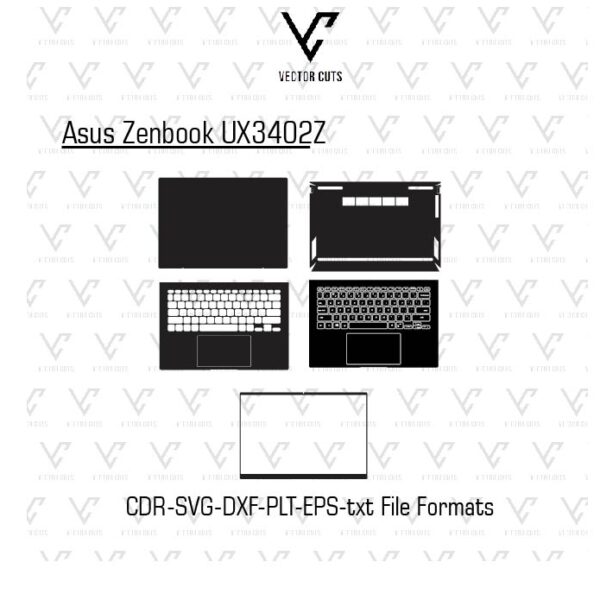 Asus Zenbook UX3402Z Laptop Skin Template