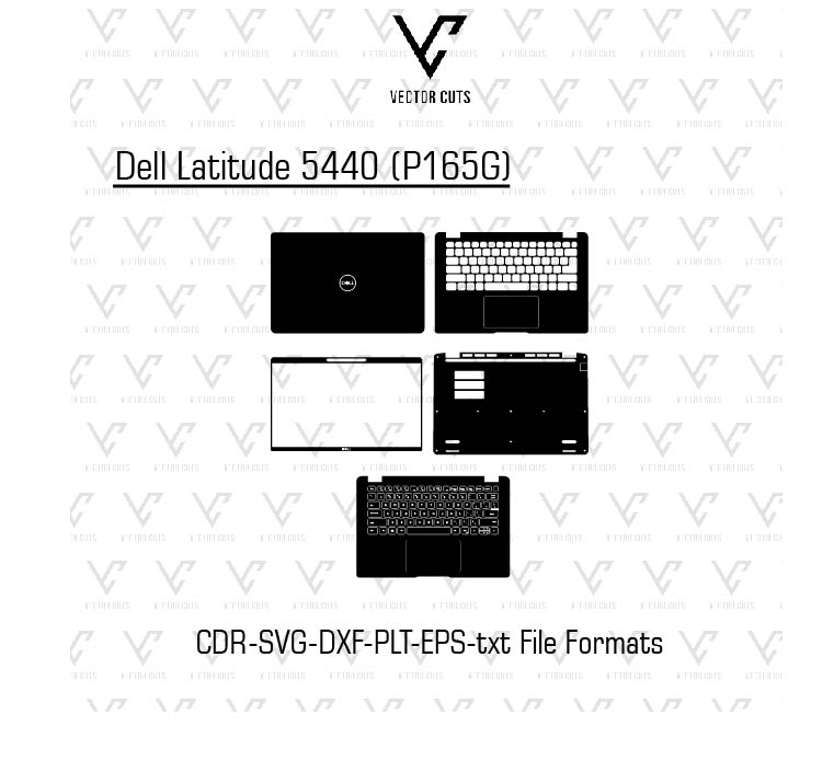Dell Latitude 5440 (P165G) Laptop Skin Template