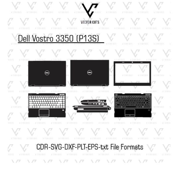 Dell Vostro 3350 (P13S) Laptop Skin Template