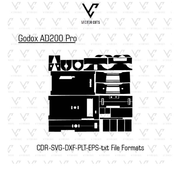 Godox AD200 Pro Skin Template