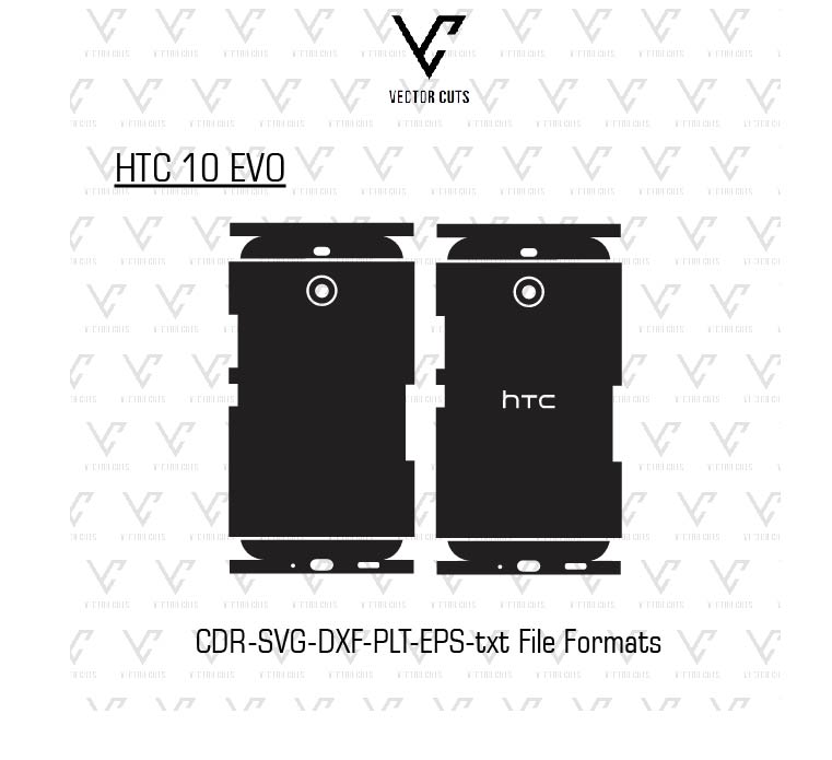 HTC 10 EVO Mobile Skin Template