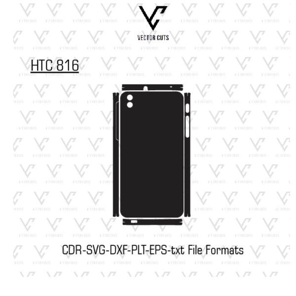HTC 816 Mobile Skin Template