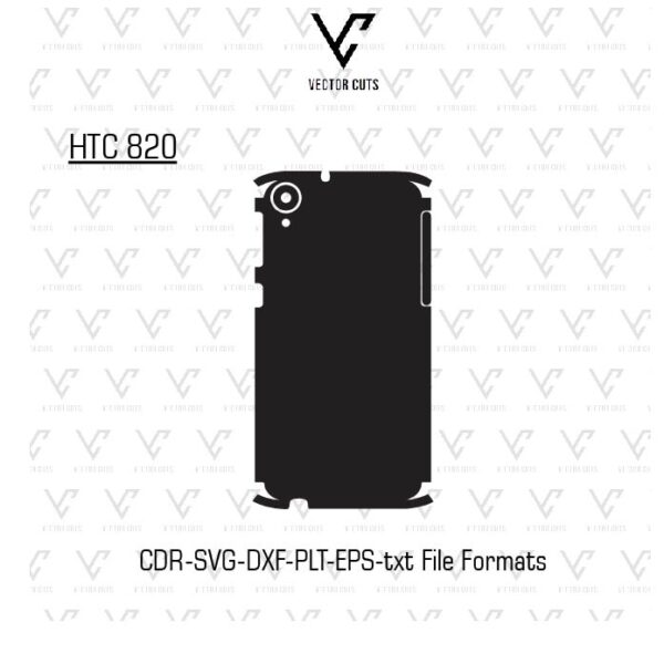 HTC 820 Mobile Skin Template
