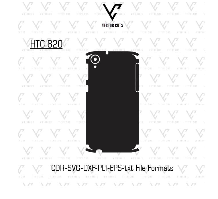 HTC 820 Mobile Skin Template