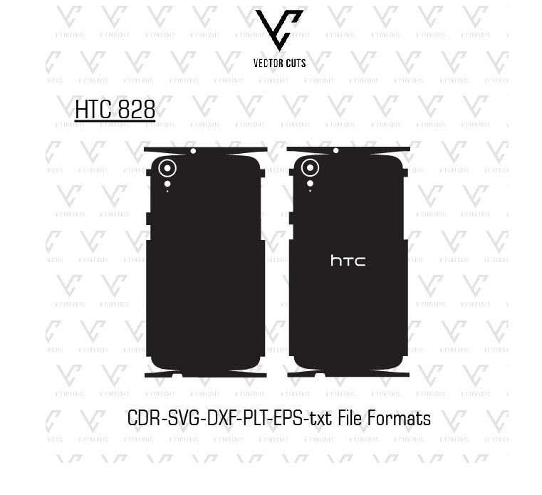 HTC 828 Mobile Skin Template
