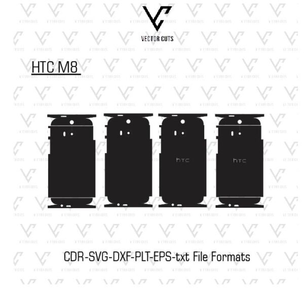 HTC M8 Mobile Skin Template