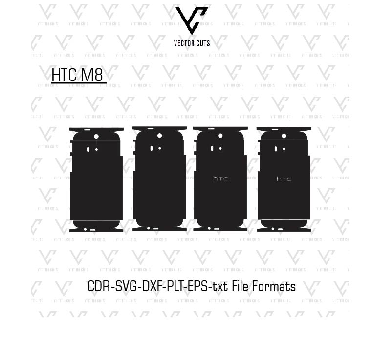 HTC M8 Mobile Skin Template