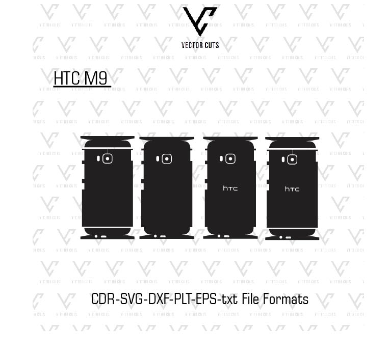 HTC M9 Mobile Skin Template