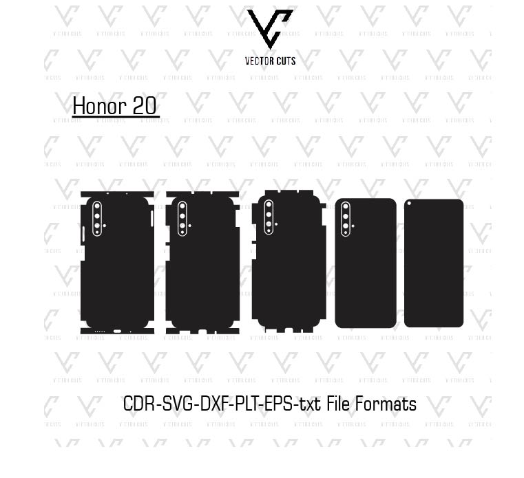 Honor 20 Mobile Skin Template