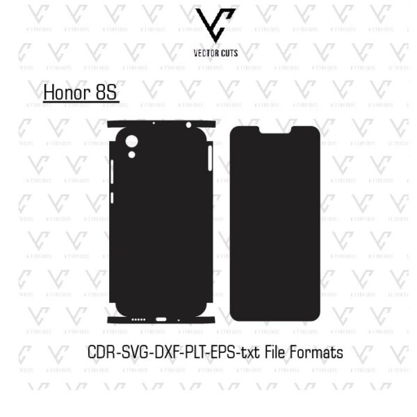 Honor 8S Mobile Skin Template