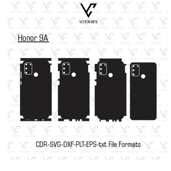 Honor 9A Mobile Skin Template