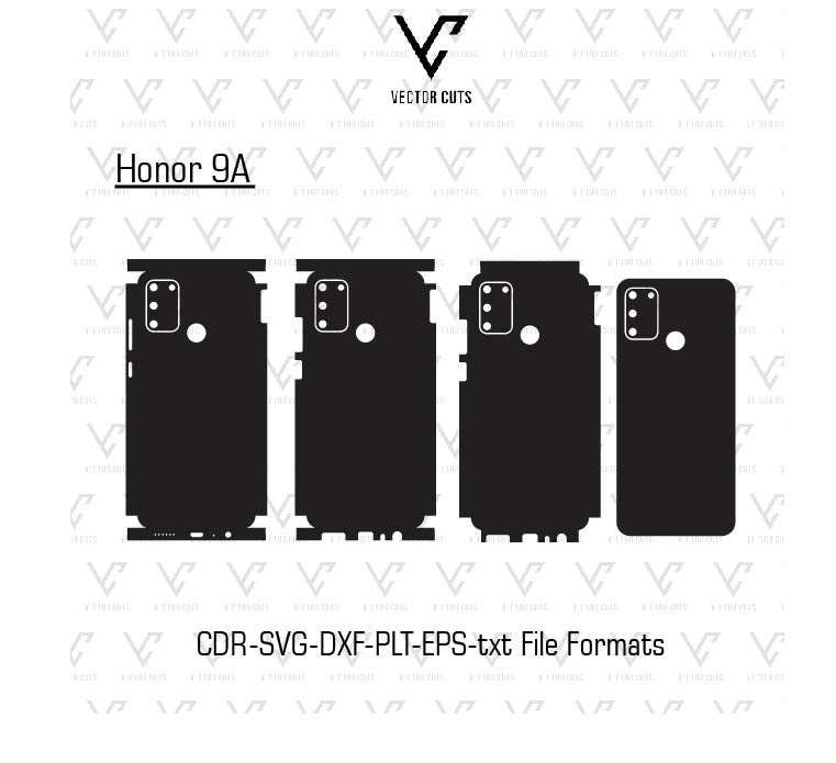 Honor 9A Mobile Skin Template