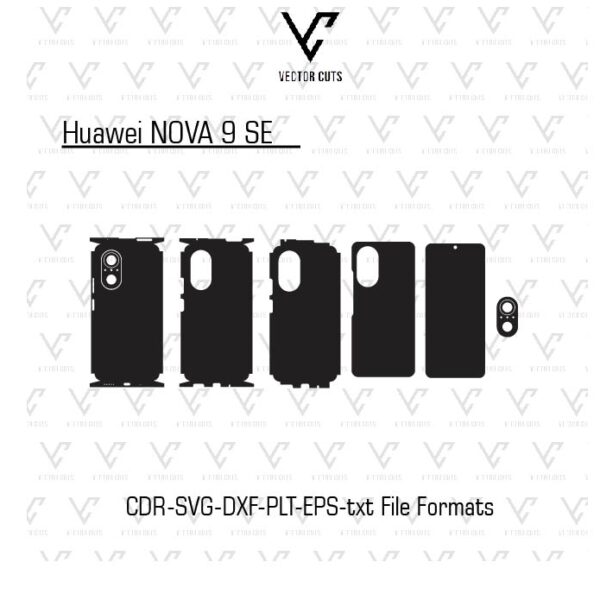 Huawei NOVA 9 SE Mobile Skin Template