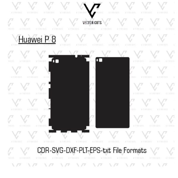 Huawei P 8 Mobile Skin Template