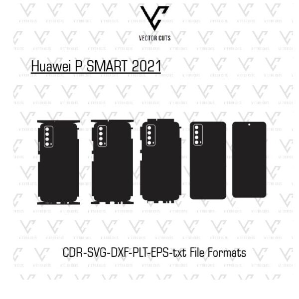 Huawei P SMART 2021 Mobile Skin Template