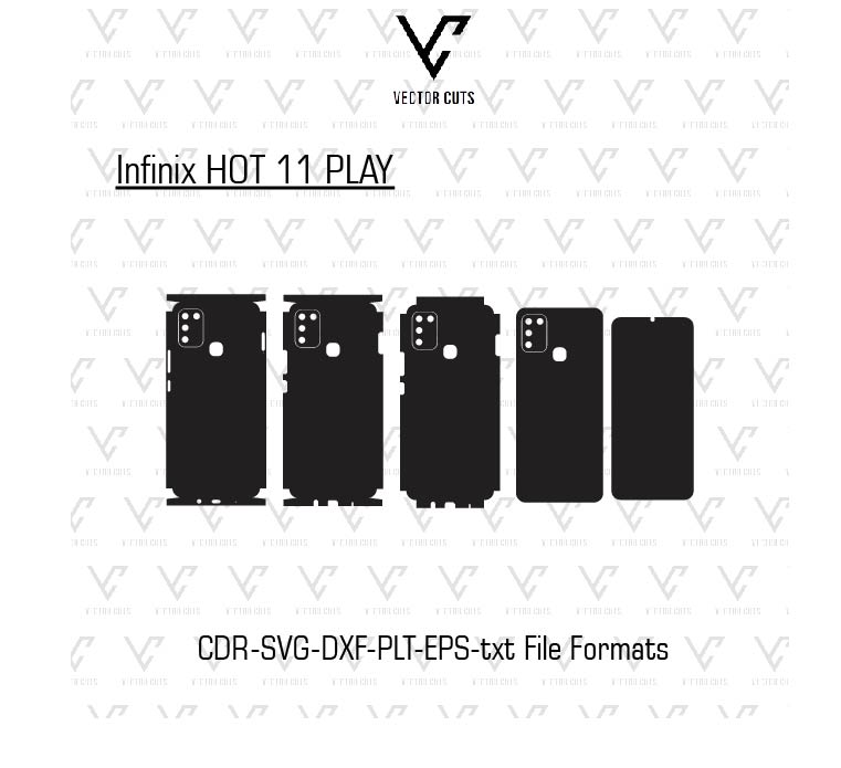 Infinix HOT 11 PLAY Mobile Skin Template