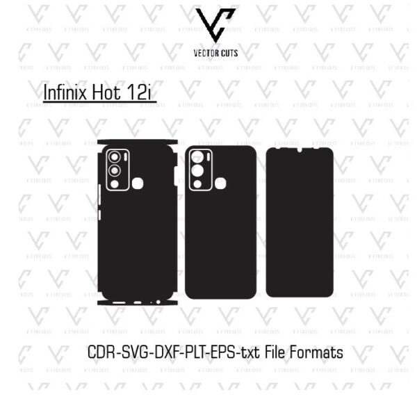 Infinix Hot 12i Mobile Skin Template