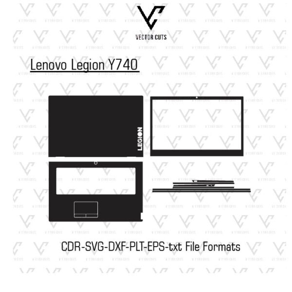 Lenovo Legion Y740 Laptop Skin Template