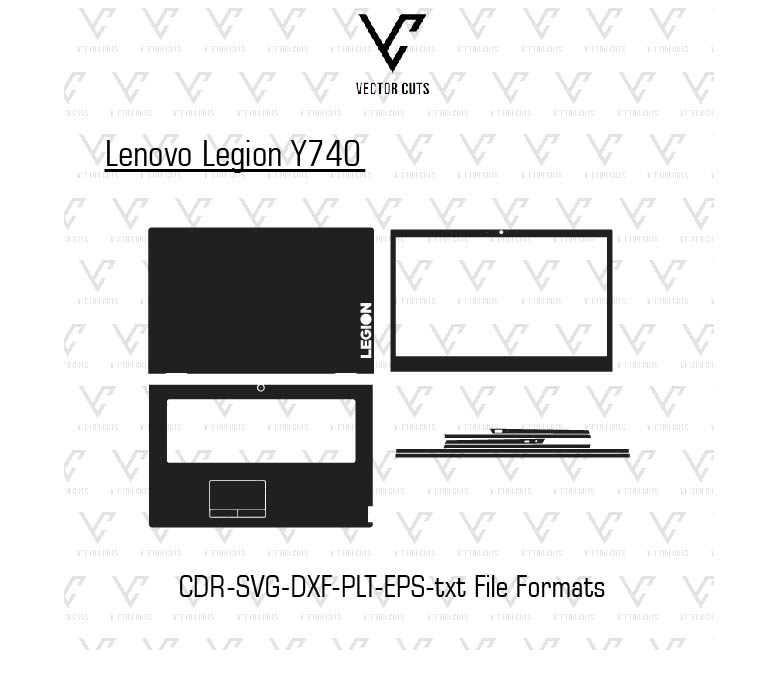 Lenovo Legion Y740 Laptop Skin Template