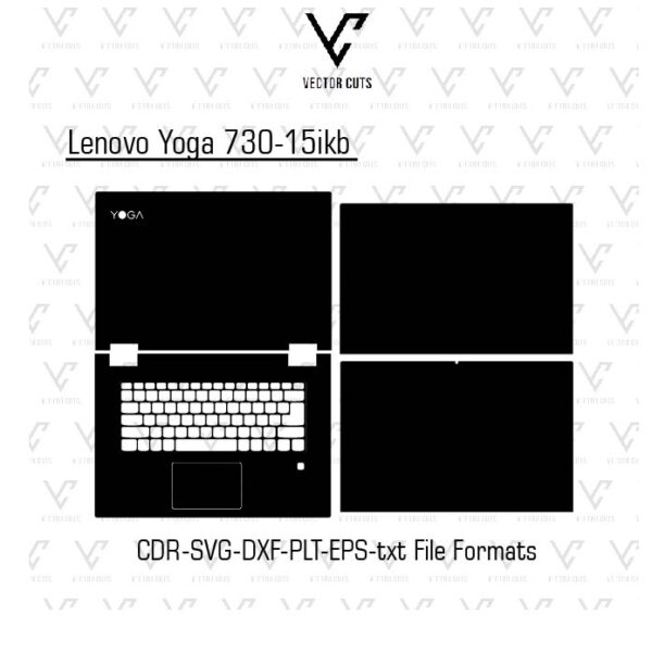 Lenovo Yoga 730-15ikb laptop Skin Template