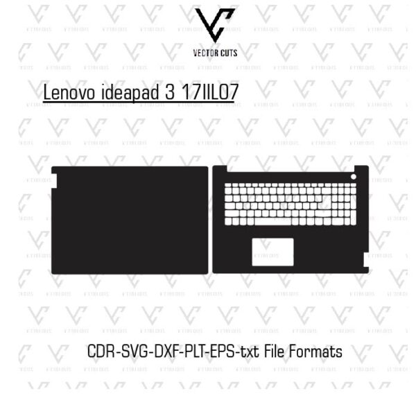 Lenovo ideapad 3 17IIL07 Laptop Skin Template