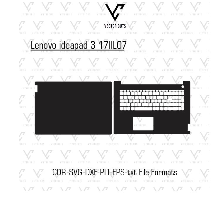 Lenovo ideapad 3 17IIL07 Laptop Skin Template