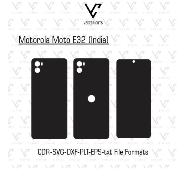 Motorola Moto E32 (India) Mobile Skin Template