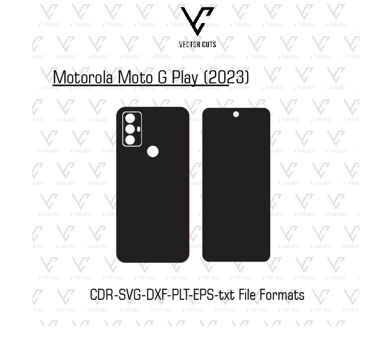 Motorola Moto G Play (2023) Mobile Skin Template