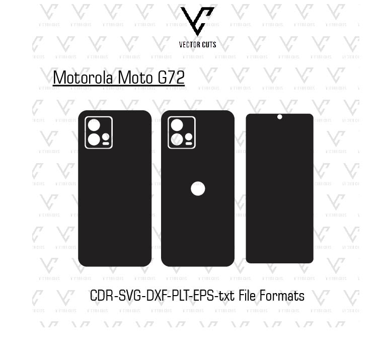 Motorola Moto G72 Mobile Skin Template
