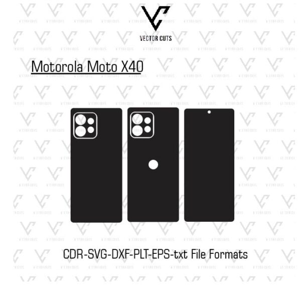 Motorola Moto X40 Mobile Skin Template