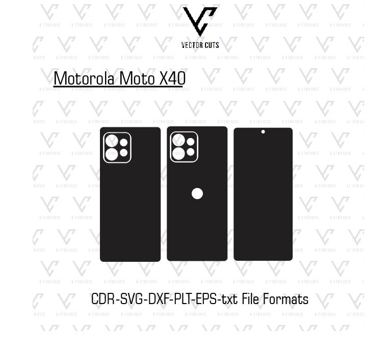 Motorola Moto X40 Mobile Skin Template