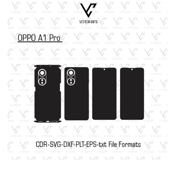 OPPO A1 Pro Mobile Skin Template