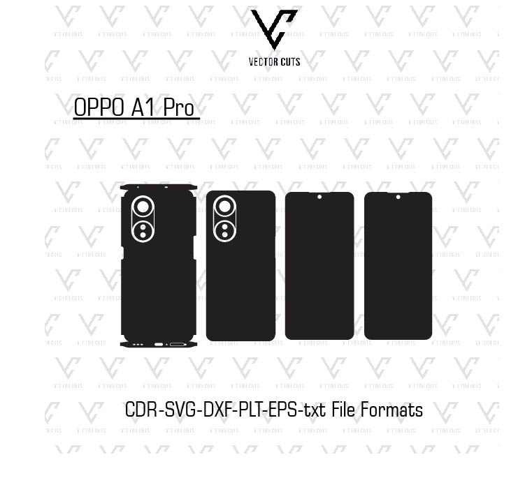 OPPO A1 Pro Mobile Skin Template