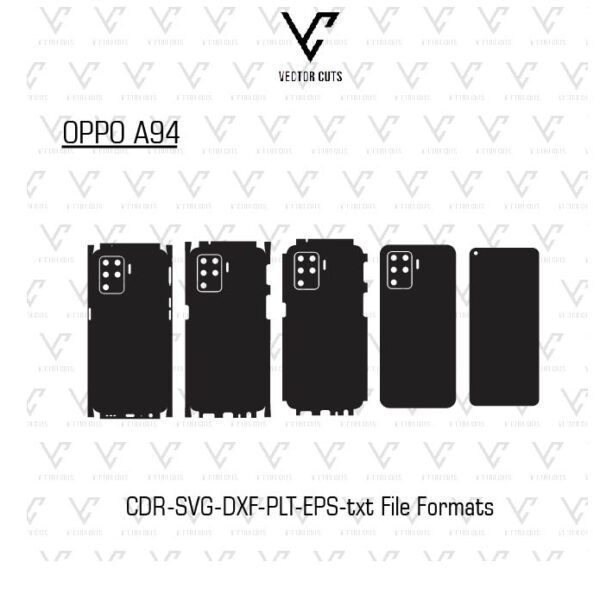 OPPO A94 Mobile Skin Template