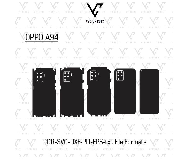 OPPO A94 Mobile Skin Template