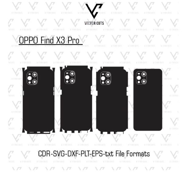 OPPO Find X3 Pro Mobile Skin Template