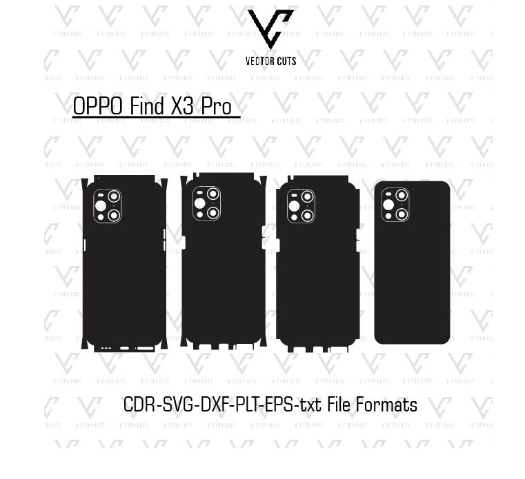 OPPO Find X3 Pro Mobile Skin Template