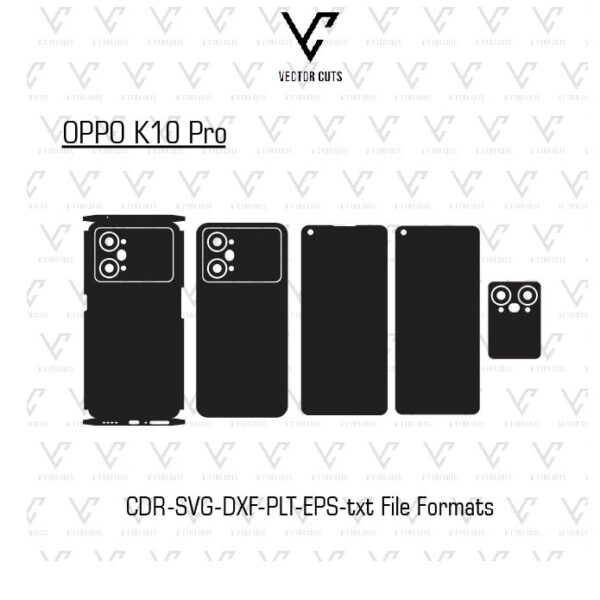 OPPO K10 Pro Mobile Skin Template