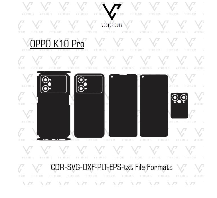 OPPO K10 Pro Mobile Skin Template