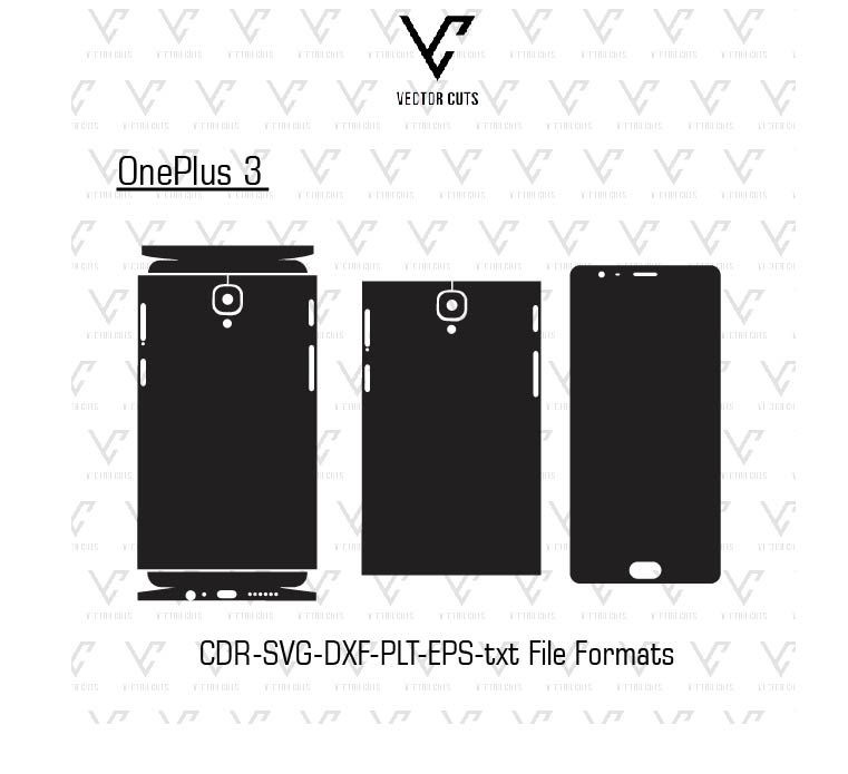 OnePlus 3 Mobile Skin Template