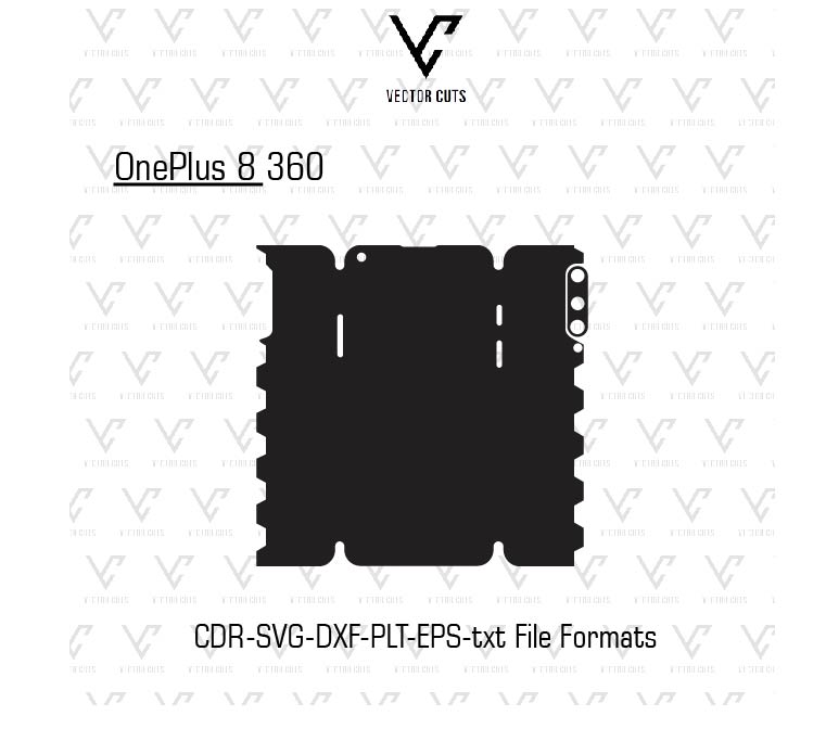 OnePlus 8 360 Mobile Skin Template