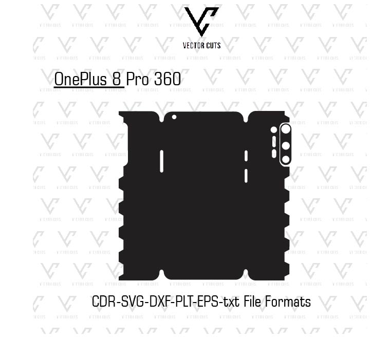 OnePlus 8 Pro 360 Mobile Skin Template