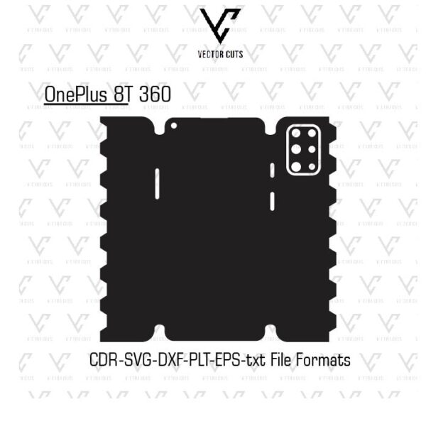 OnePlus 8T 360 Mobile Skin Template