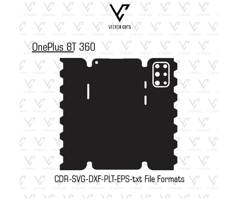 OnePlus 8T 360 Mobile Skin Template