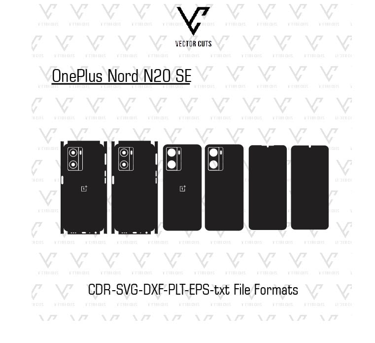 OnePlus Nord N20 SE Mobile Skin Template