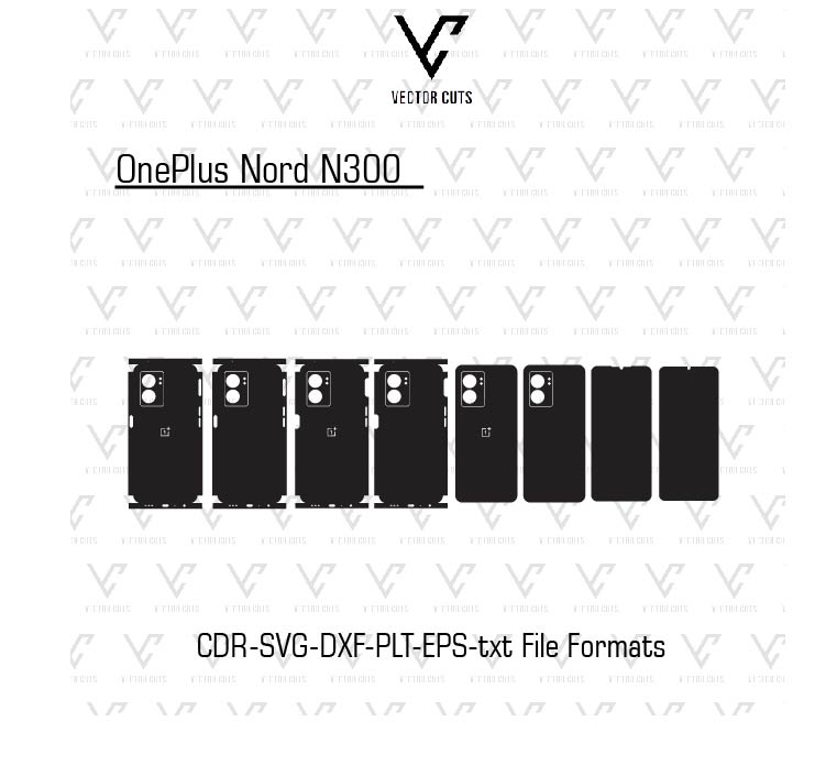 OnePlus Nord N300 Mobile Skin Template