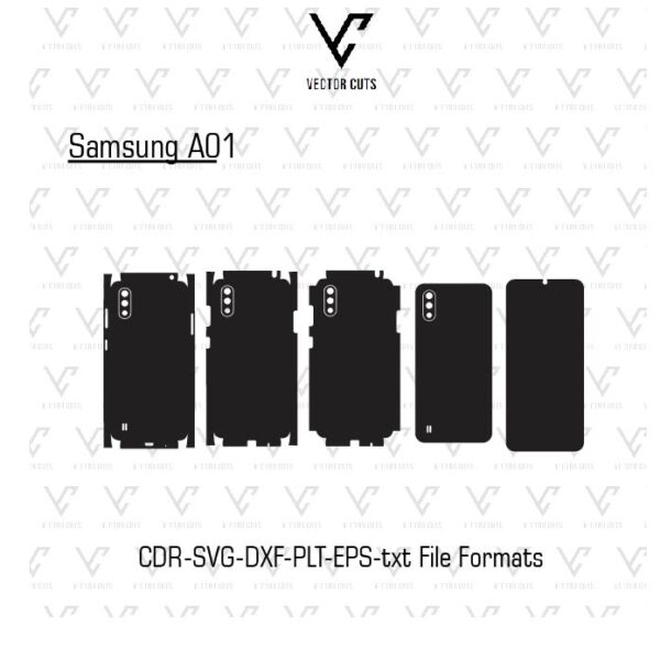 Samsung A01 Mobile Skin Template