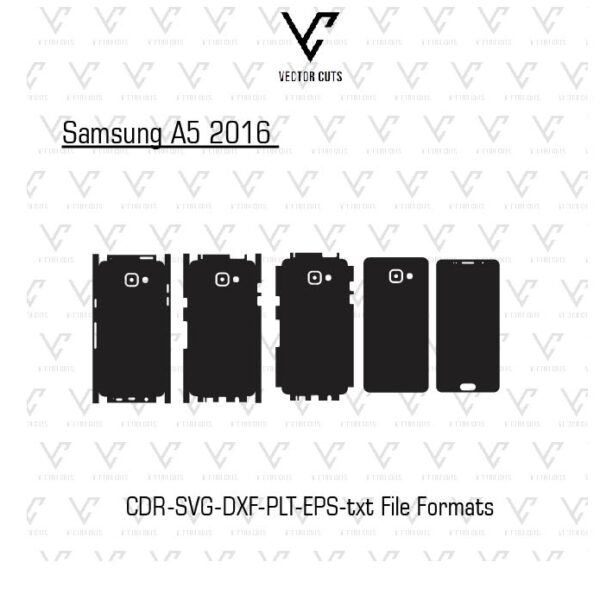 Samsung A5 2016 Mobile Skin Template