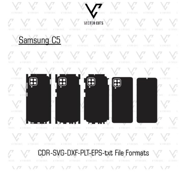 Samsung C5 Mobile Skin Template